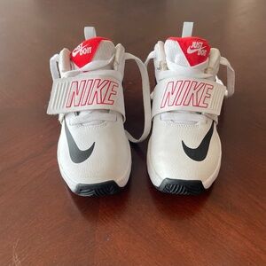 Nike Kids’ “Just Do It” Sneakers w/Red Accents, Sz 13C
